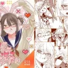 メガネでセーラー服の少女たちが描かれた百合漫画の表紙イラストの無料漫画のサンプル画像