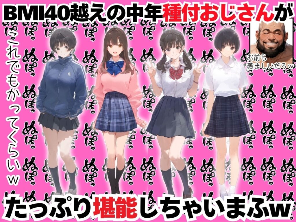 【総集編】透明感のある美少女4人をおじさんちんぽでずっぽずぽに大満喫しちゃうぞ！すぺしゃる！！全4作品 サンプル画像2 【竿役が種付けおじさんじゃないとヌケないんだが・・・】