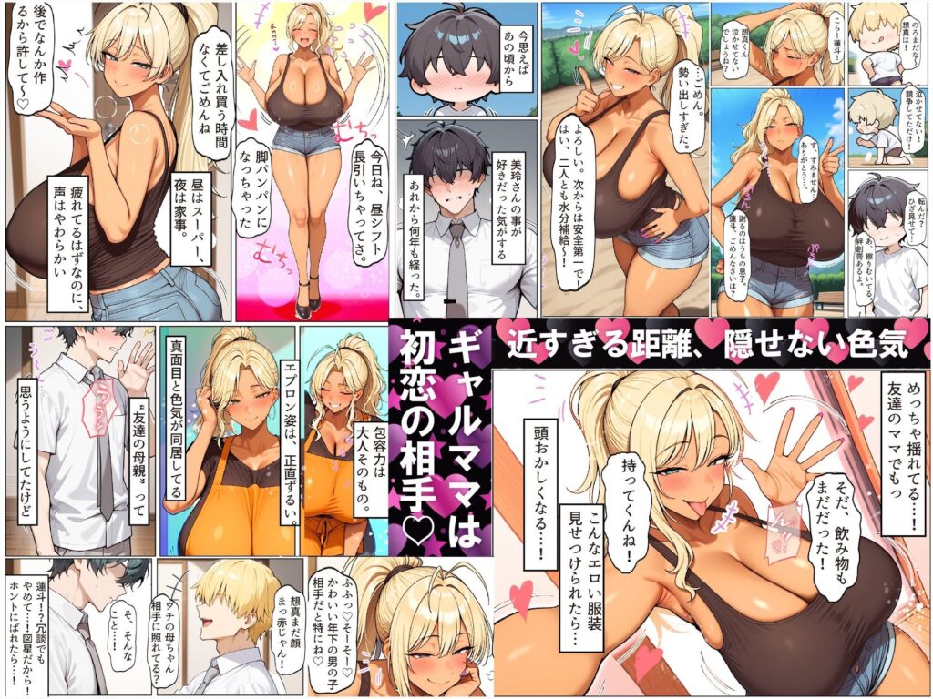 友達の爆乳ギャルママと本気の孕ませ交尾するまで〜ずっと好きだった幼馴染の母親に子種をたっぷり流し込み サンプル画像2 【ちるイル】