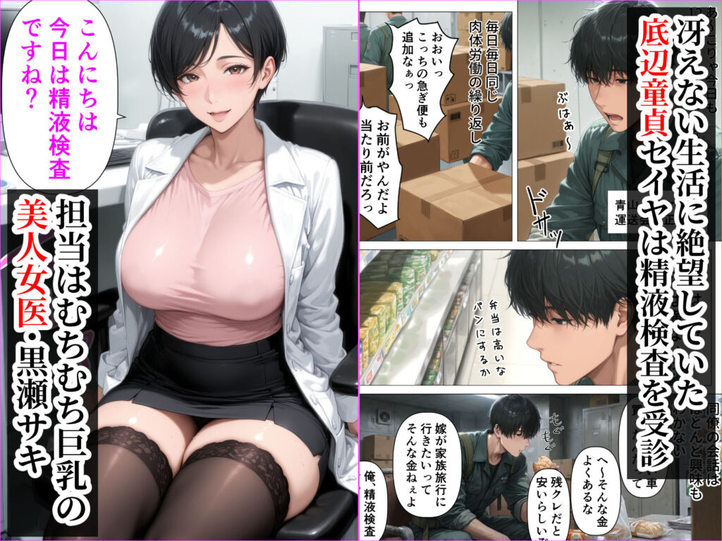 【精液が最強の美容薬の世界】 SSSレア精液で人生逆転！むちむち人妻女医の特別検診 サンプル画像3 【人妻が薫る部屋】