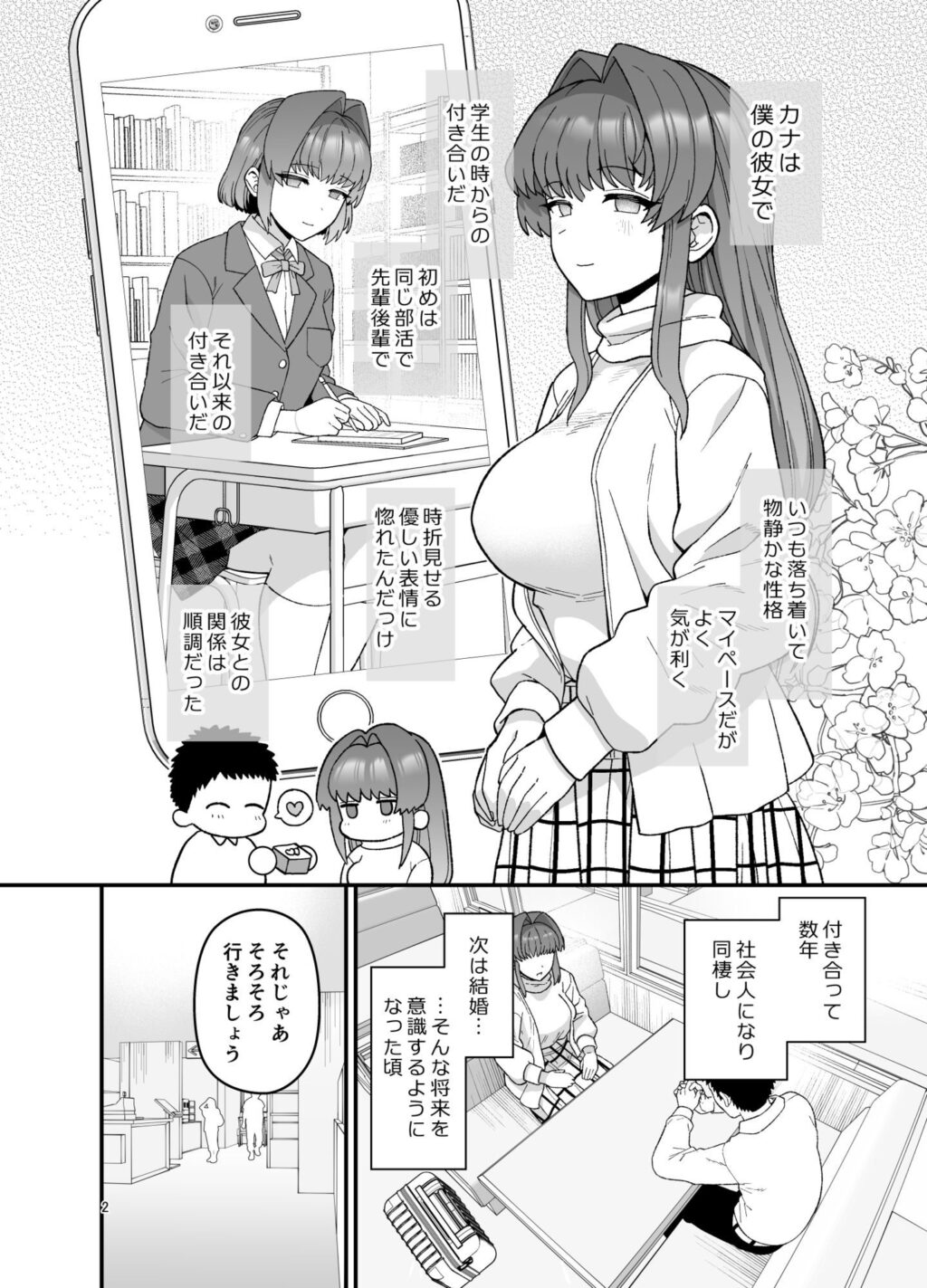 寝取らせトライアル 僕のために寝る彼女 サンプル画像2 【もちんち】