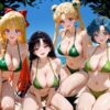ビーチで出会った美女をナンパしてメス堕ちさせた話 セー○ームーン アイキャッチ画像 【同人 NTR】