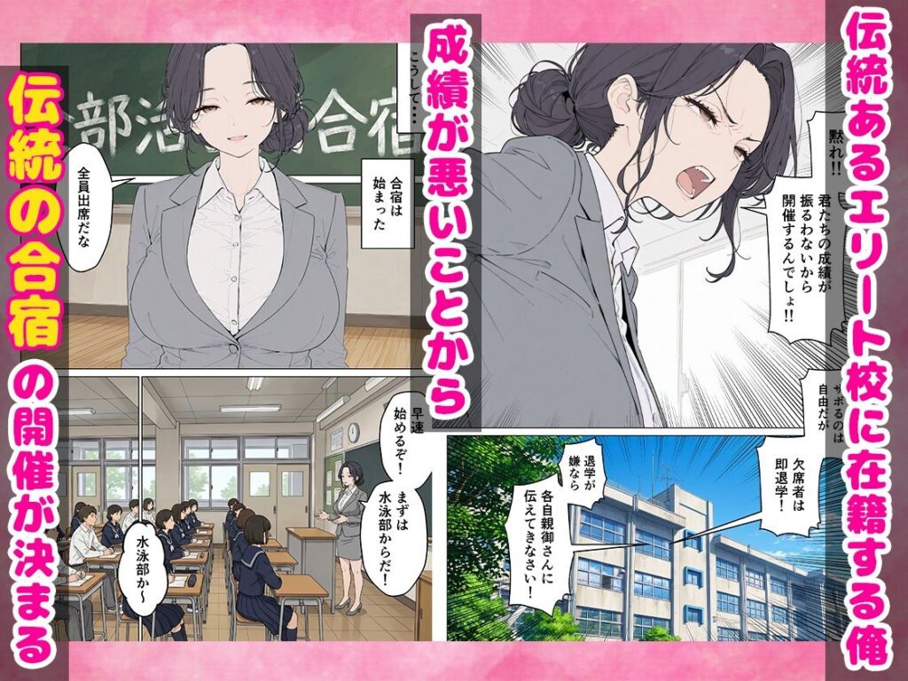 合同合宿で部活女子の性処理係に任命されました サンプル画像2 【ちちんぷりぷり】