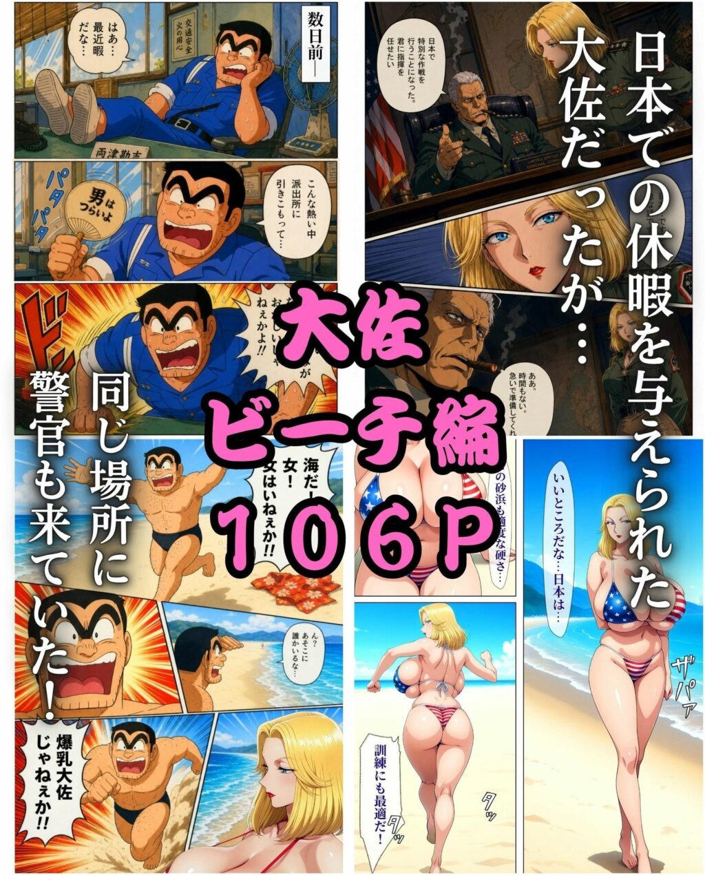 THE FINAL 大大大大おっぱい 真夏のパツ金4本立て サンプル画像5 【オトナオトシゴロ】
