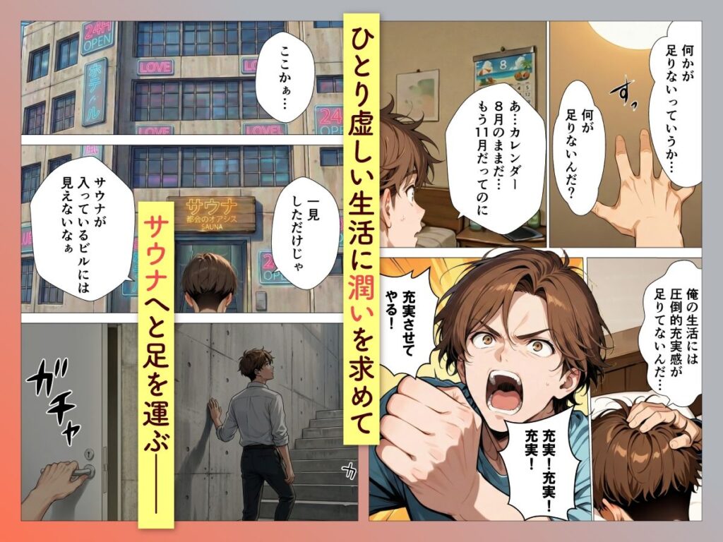 巨乳美女熱波師が裸でサービスしてくれるプライベートサウナ行ってみた サンプル画像3 【妄想体験コミック@MTコミック】