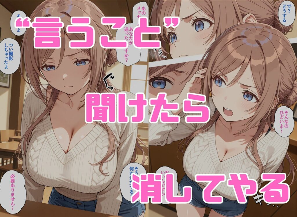 寝取られ女子 弱みをネタに支配された 姫〇莉波 サンプル画像2 【アツバキ】